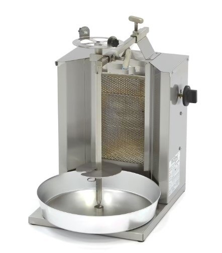 Grill für Döner, Gyros, Kebab und Schawarma - 1 Brenner - 10 kg Fleisch - Gas – Bild 4