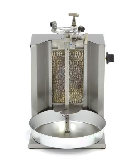 Grill für Döner, Gyros, Kebab und Schawarma - 1 Brenner - 10 kg Fleisch - Gas – Bild 2