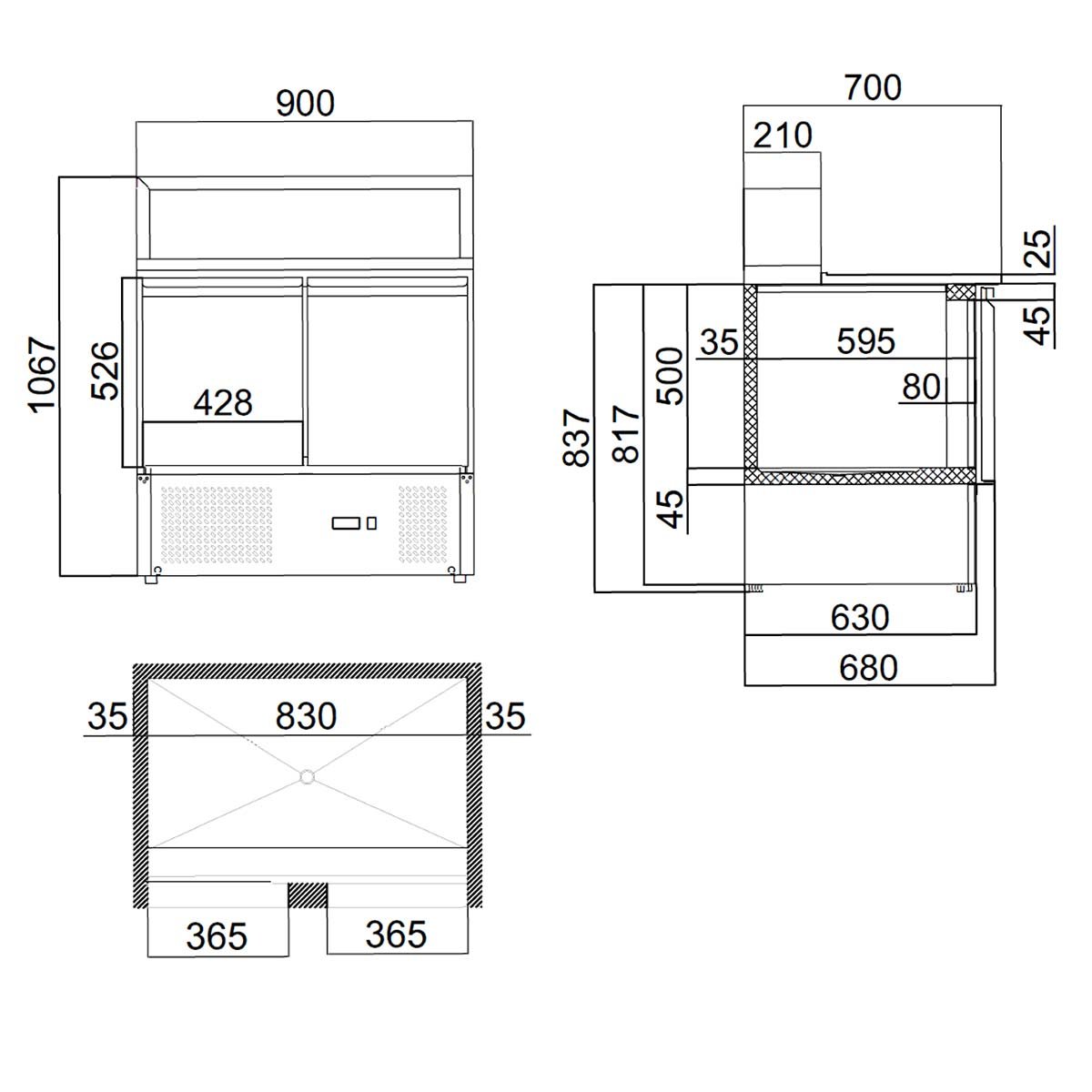 Saladetten mit Edelstahlaufsatz – Bild 4