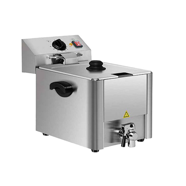 EASYLINE Elektro Fritteuse 1 Becken mit Ablasshahn 10 Liter – Bild 7