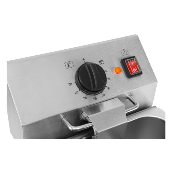 EASYLINE Elektro Fritteuse 1 Becken mit Ablasshahn 10 Liter – Bild 5