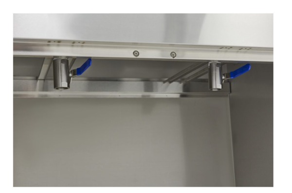 Fritteuse - 2 x 16 Liter - 2 Körbe - mit Ablasshahn und Unterbau  400 Volt - 2 x 5 kW – Bild 7