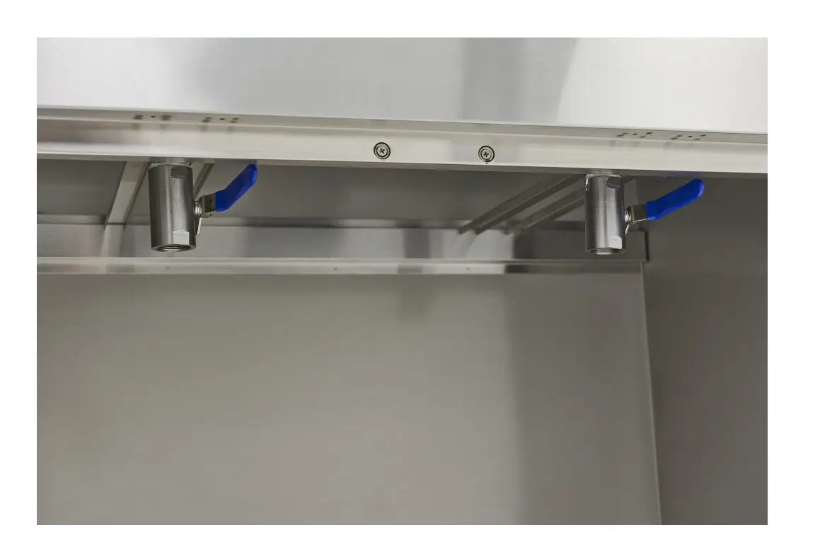 Fritteuse - 2 x 16 Liter - 2 Körbe - mit Ablasshahn und Unterbau  400 Volt - 2 x 5 kW – Bild 7