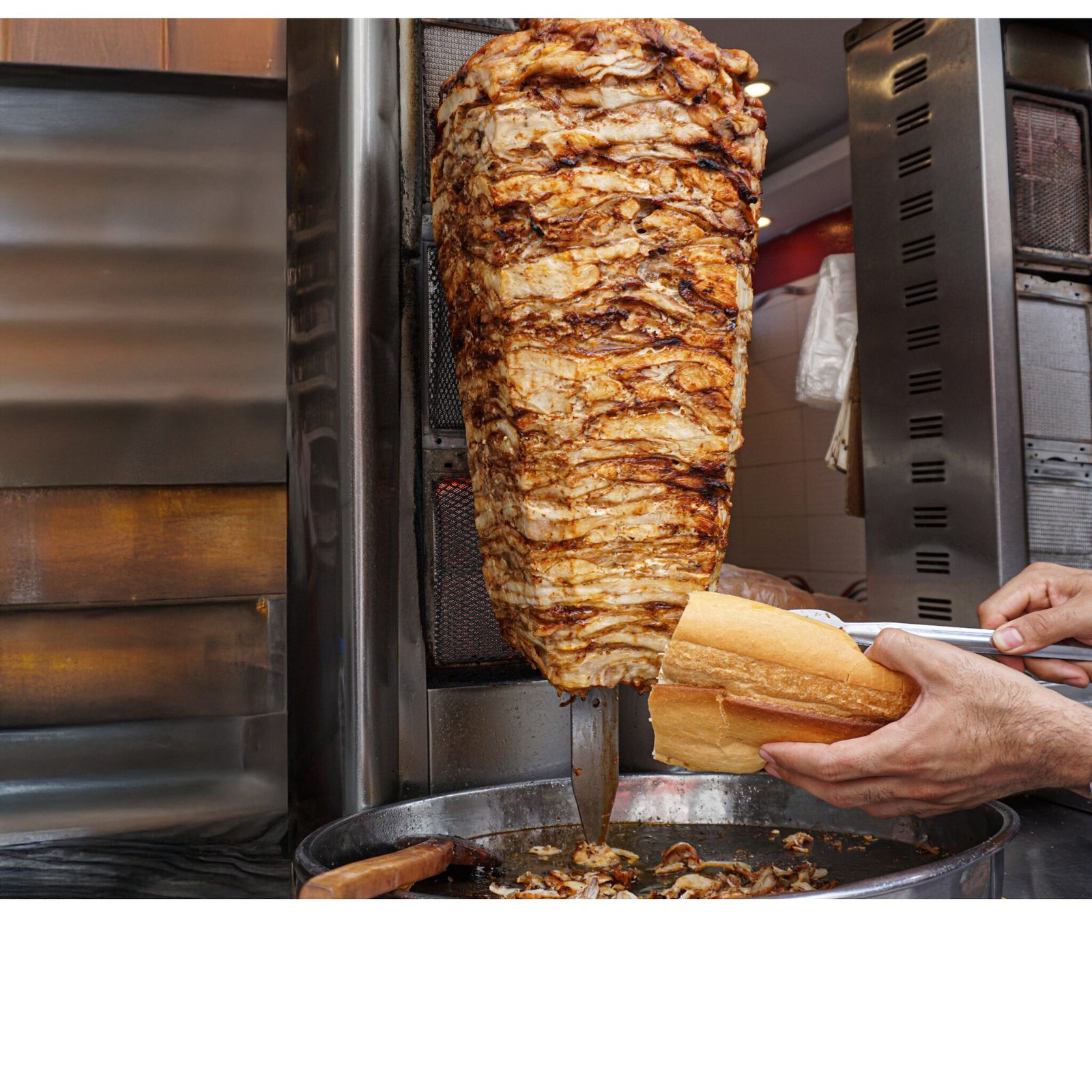 Grill für Döner, Gyros, Kebab und Schawarma - 1 Brenner - 10 kg Fleisch - Gas – Bild 7