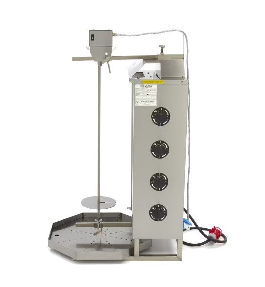 Gastro Dönergrill - 4 Brenner - 50 kg Fleisch - Elektrisch – Bild 4