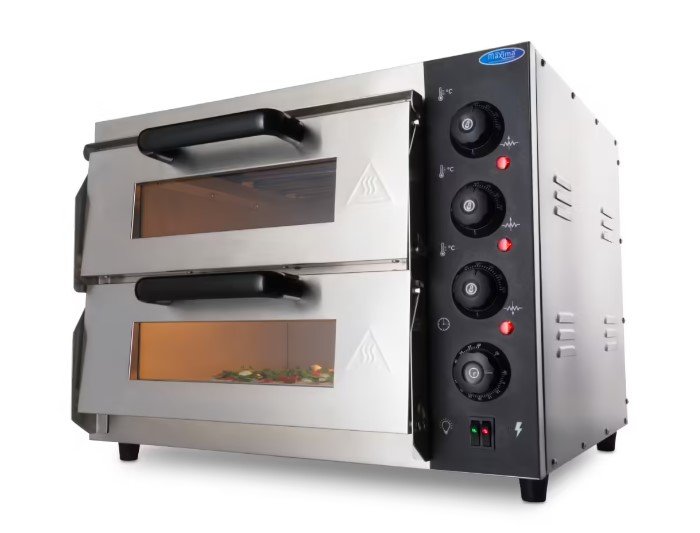 Pizzaofen - Passt 2 x Ø 40 cm Pizzas - Doppeldeck – Bild 3