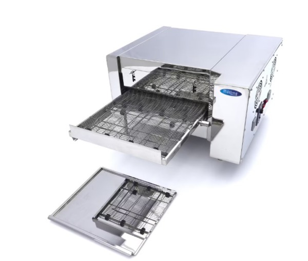 Pizzaofen mit Förderband - Passt 2 x Ø20 cm - 30 Pizzas pro Stunde – Bild 5