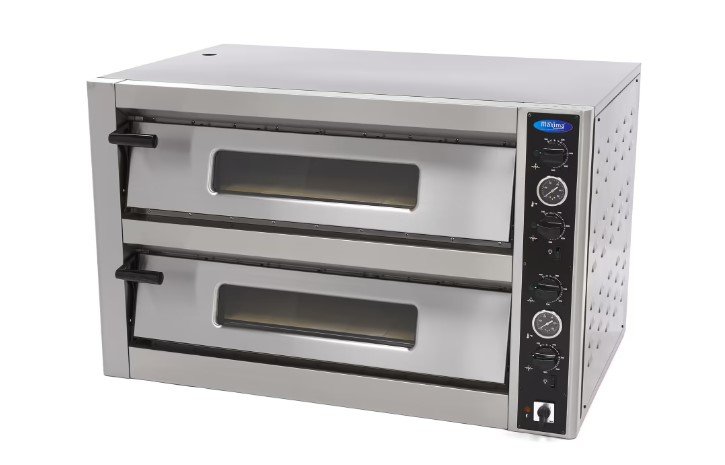 Pizzaofen - Passt 12 x Ø 30 cm Pizzas - Doppeldeck