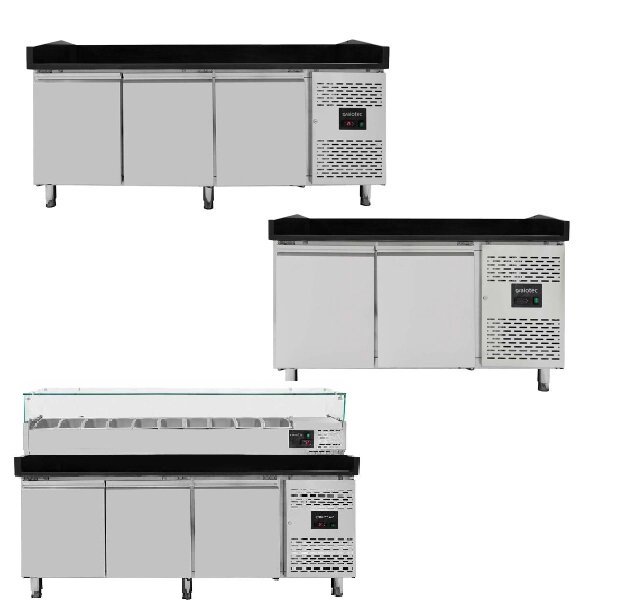 Pizzatische schwarzer Granit