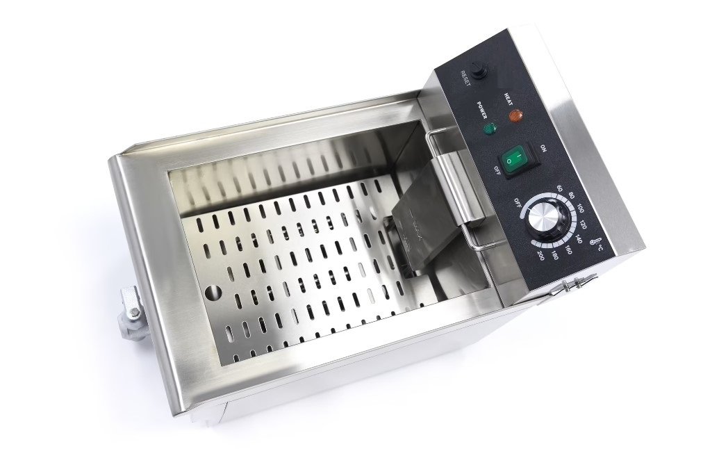 Elektro Fritteuse – 16 Liter 230 Volt 3 kW – mit Ablasshahn & Kaltzone – Bild 3