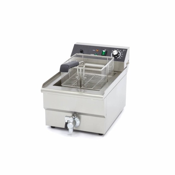 Elektro Fritteuse - 10 Liter 230 Volt 3 kW - mit Ablasshahn – Bild 5