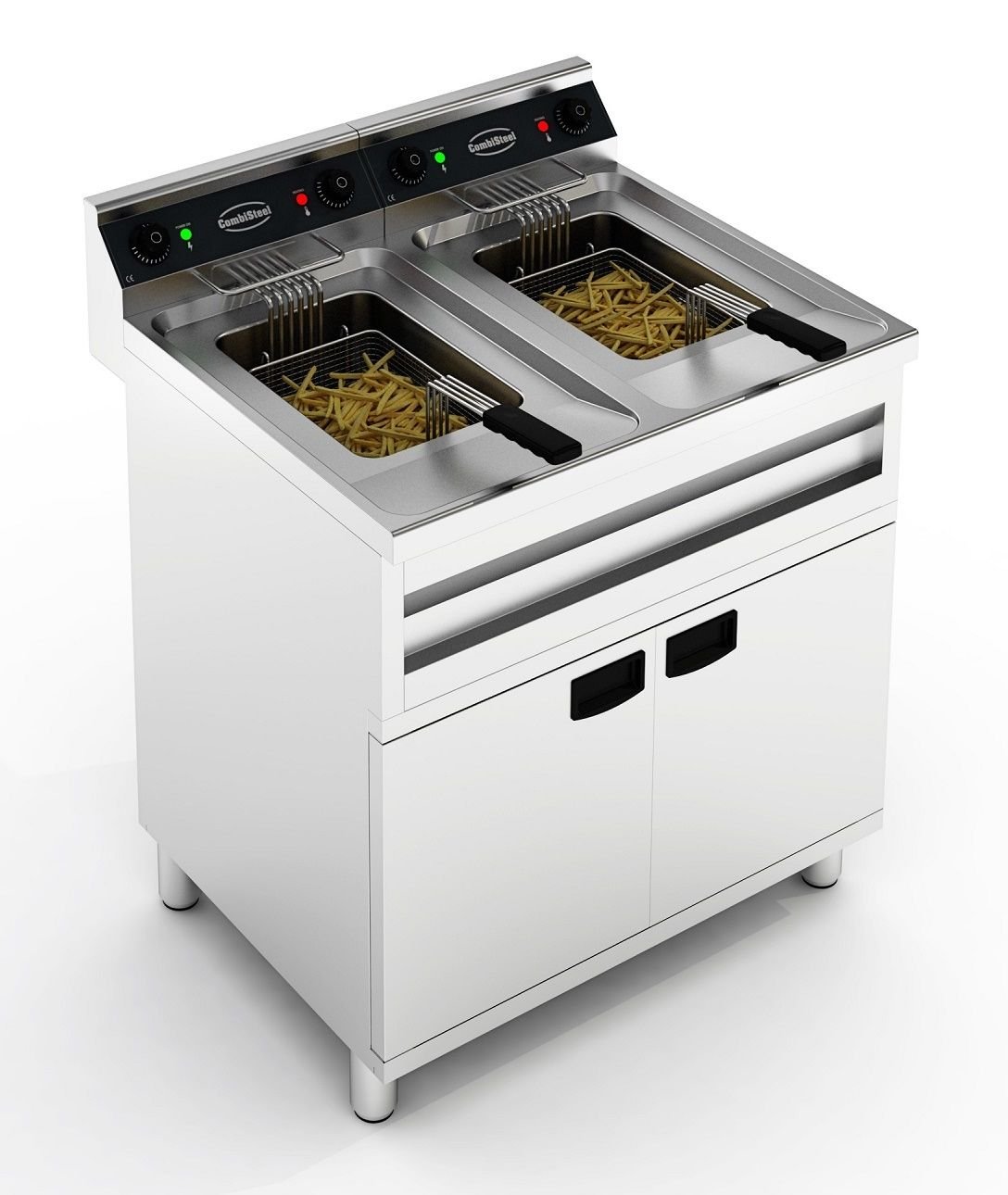 Elektro Fritteuse 2×12 Liter 2×6 kW – Bild 3