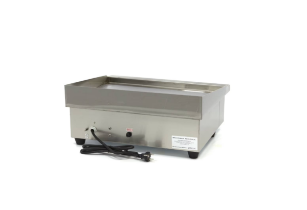 Elektro Grillplatte - Glatt - 55 cm - inkl. Tropfschale – Bild 3
