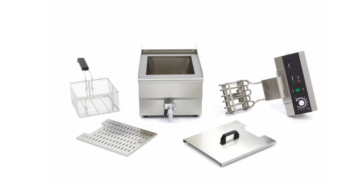 Elektro Fritteuse 16 Liter 1 Korb 230 V- 3 kW – Bild 7