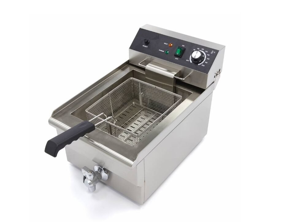 Elektro Fritteuse 16 Liter 1 Korb 230 V- 3 kW