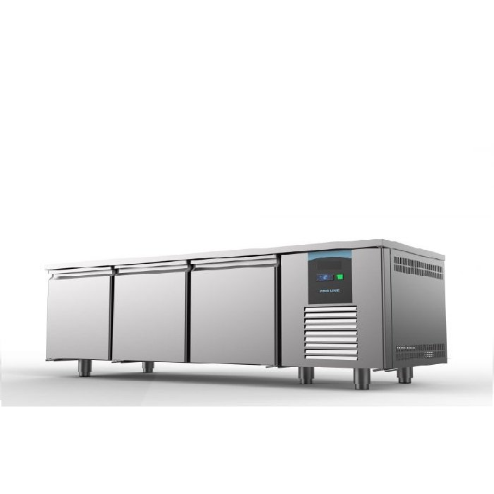 Unterbau Kühltisch –160 x 70cm 3 Schubladen– 280 Liter – Bild 5