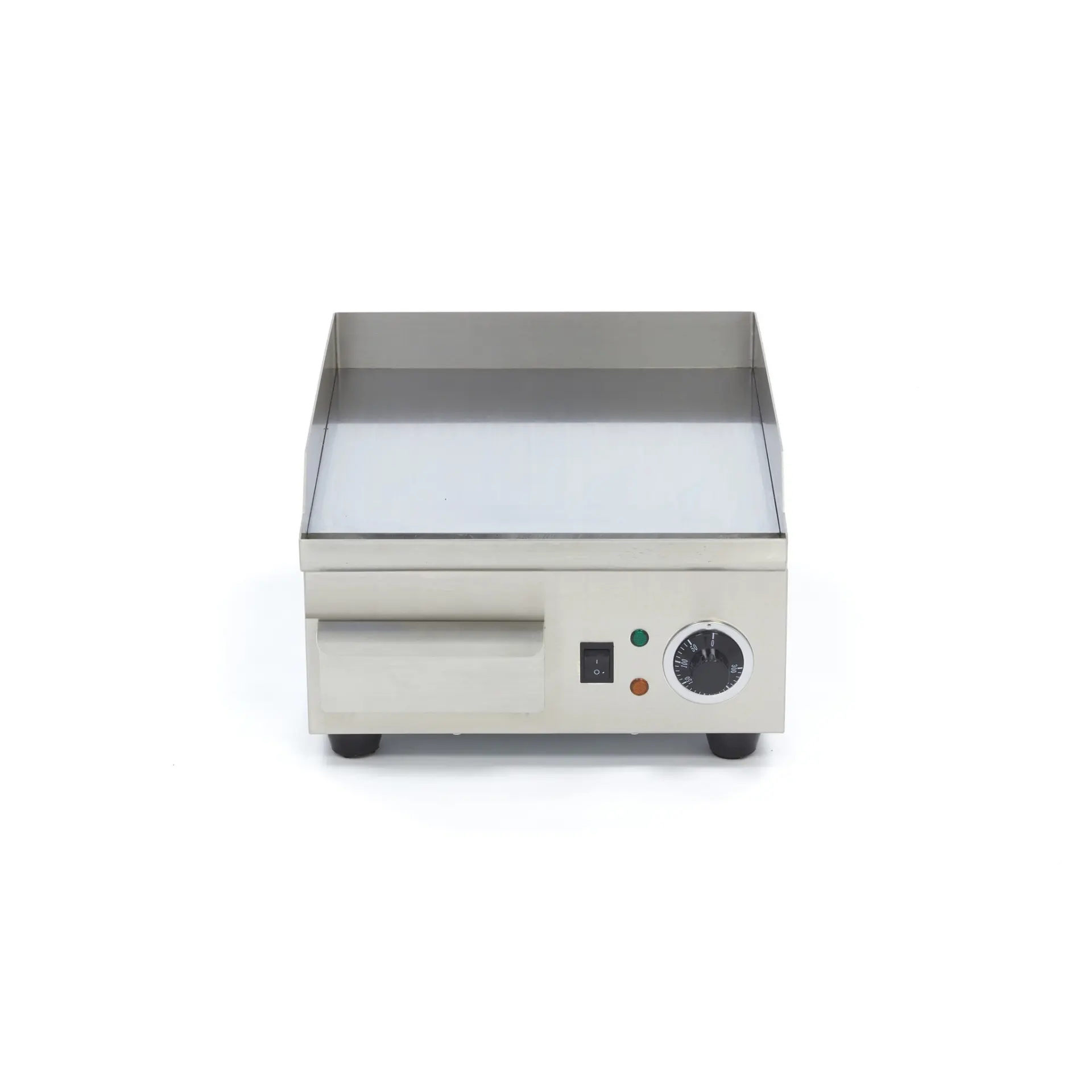 Elektro Grillplatte 36 cm Chrom 230 Volt – 2 kW inkl. Tropfschale – Bild 3