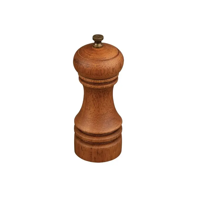 Salz- und Pfeffermühle Holz 15cm Retro-Stil – Bild 3