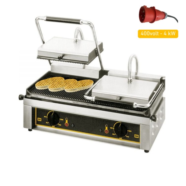 Premium-ROLLER GRILL  doppelt,  600 x 385mm 400volt- 4 kW – Bild 2