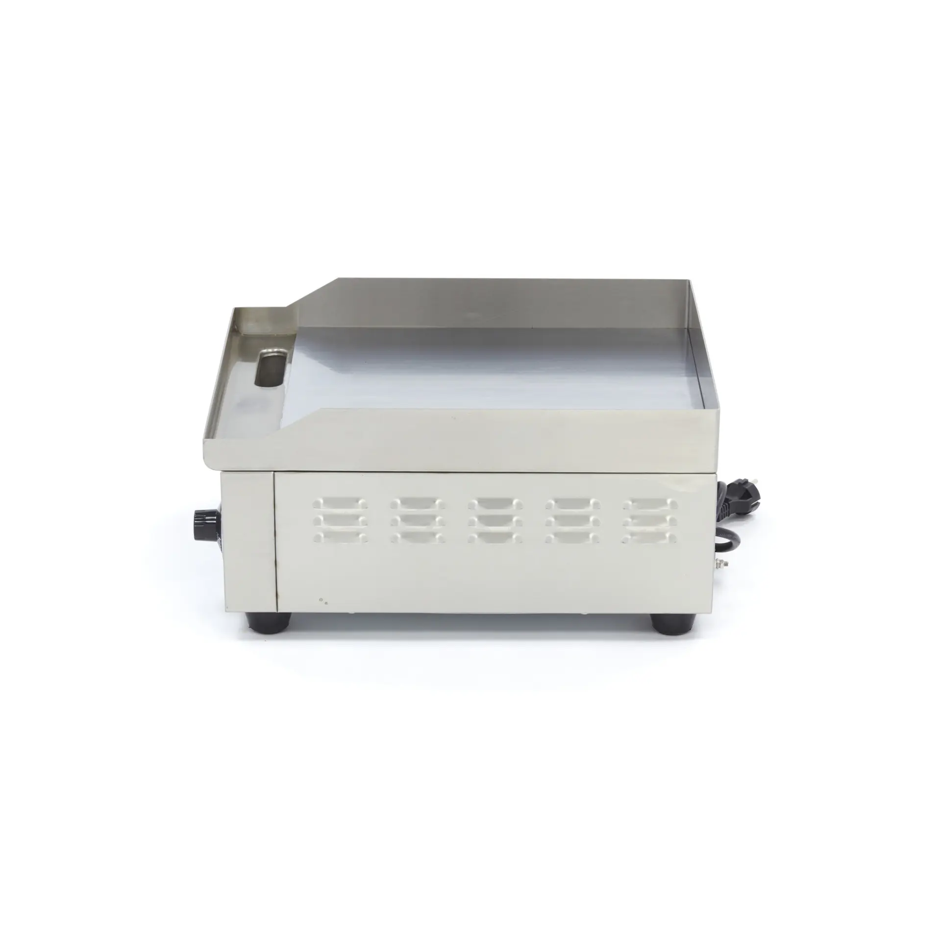 Elektro Grillplatte 36 cm Chrom 230 Volt – 2 kW inkl. Tropfschale – Bild 4