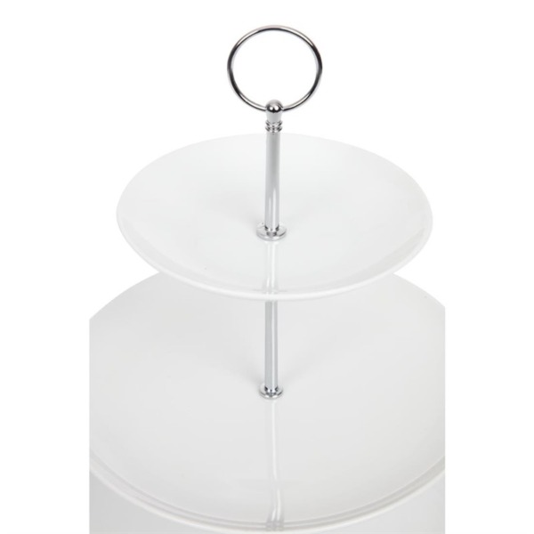 Eleganter 3-Stufiger Tortenständer Porzellan – Perfekt für Buffet – Bild 4
