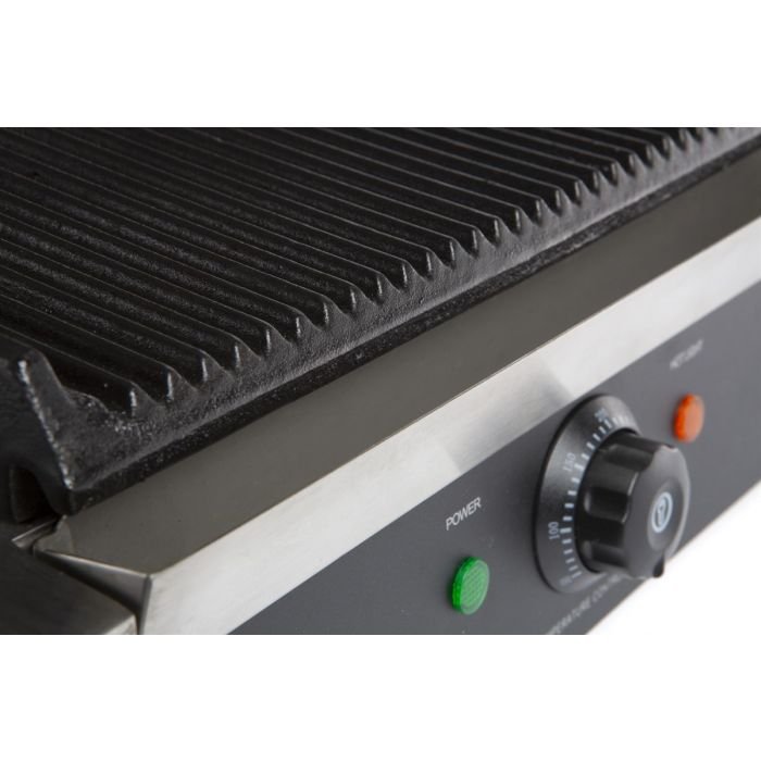 Kontaktgrill 440 x 410 mm - 230volt - 2,2 kW (Gerillt) – Bild 9