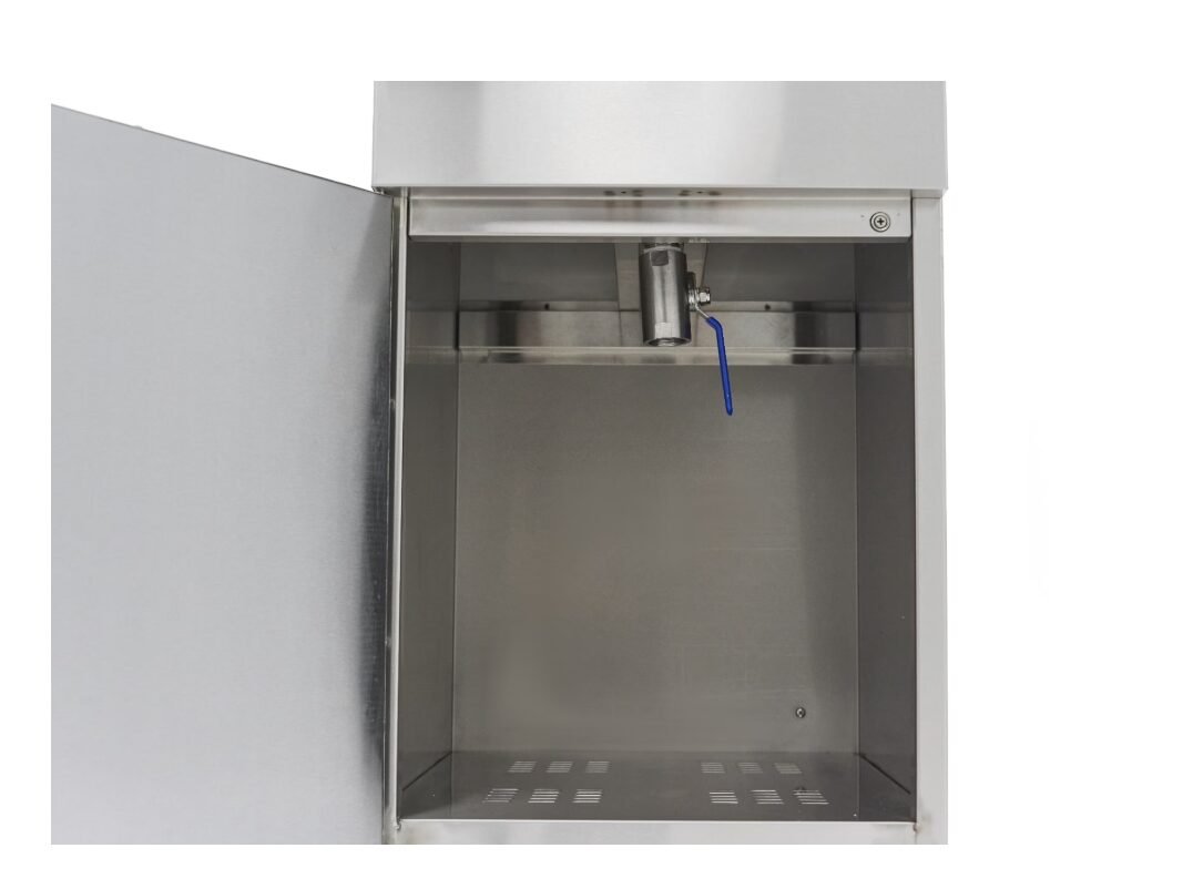 Elektro Stand Fritteuse 1×16 Liter 230 volt 3 kW mit Ablasshahn und Kaltzone – Bild 7