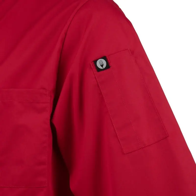 Chef Works Unisex Kochjacke Rot – Bild 5
