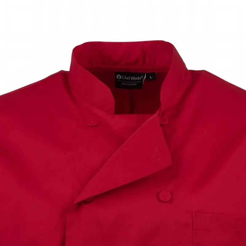 Chef Works Unisex Kochjacke Rot – Bild 7