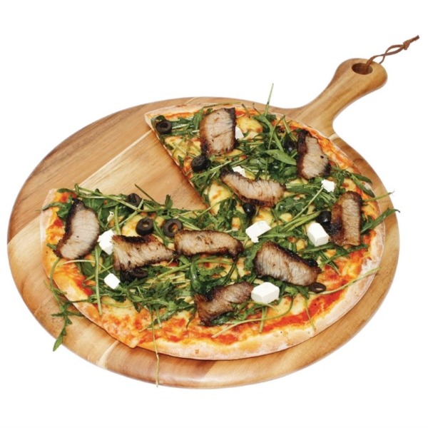 Akazienholz Runde Pizzaschaufel 330mm