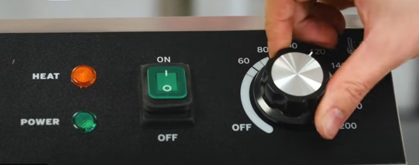 Elektro Stand Fritteuse 1×16 Liter 230 volt 3 kW mit Ablasshahn und Kaltzone – Bild 9