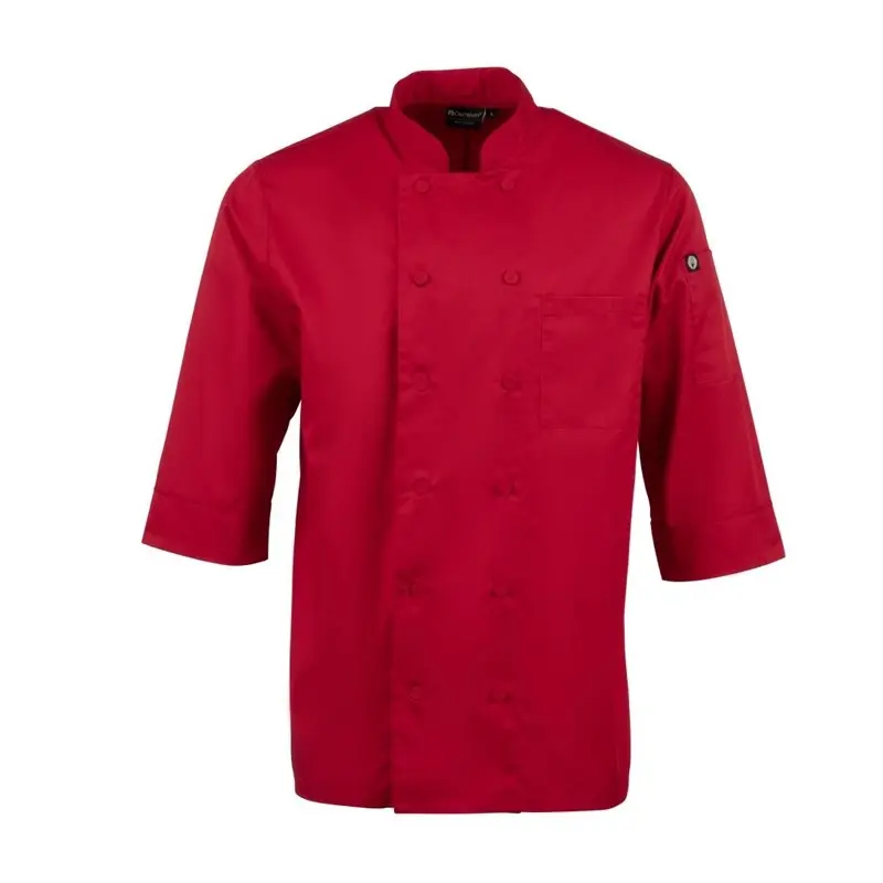 Chef Works Unisex Kochjacke Rot – Bild 9