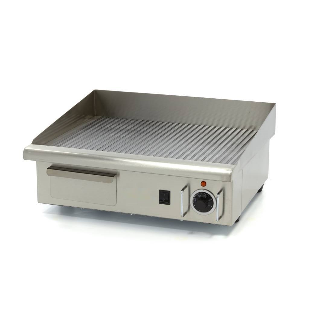 Elektro Grillplatte – Gerillt – 55 cm – inkl. Tropfschale 230 V – 3 kW – Bild 5
