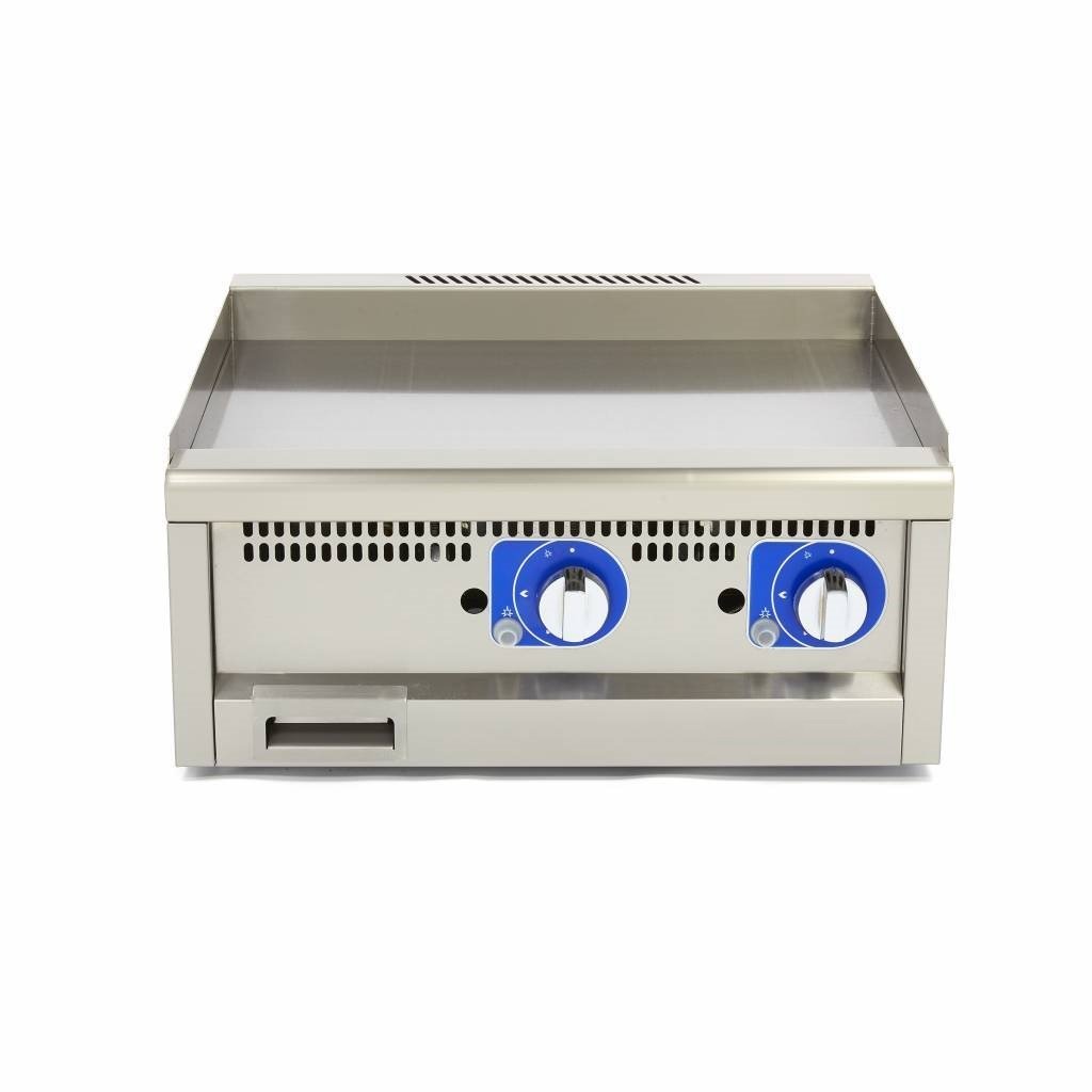 Gas Grillplatte – 60 x 60 cm- 5 kW – Doppeleinheit – Glatt – Bild 3