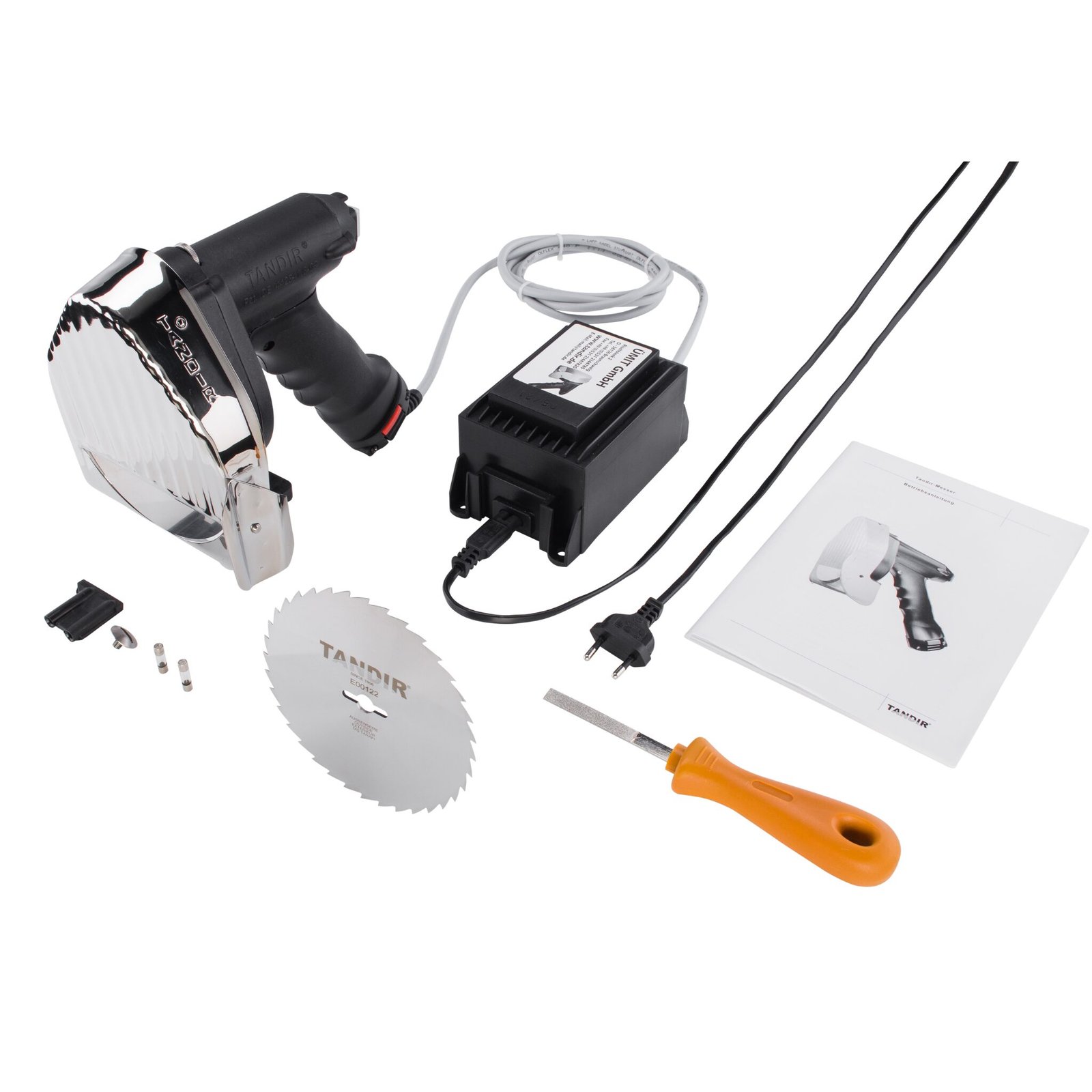 TANDIR® Dönerschneider 100 - inklusive 2 Klingen, Schleifstein, Kabel und Tisch-Netzteil – Bild 4