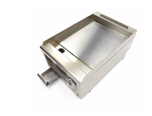 Gas Grillplatte – 40 x 60 cm- 3 kW – Doppeleinheit – Glatt – Bild 2