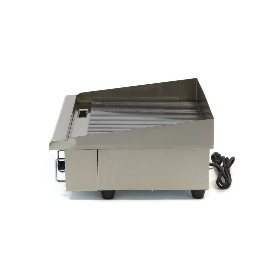 Elektro Grillplatte – Gerillt – 55 cm – inkl. Tropfschale 230 V – 3 kW – Bild 3