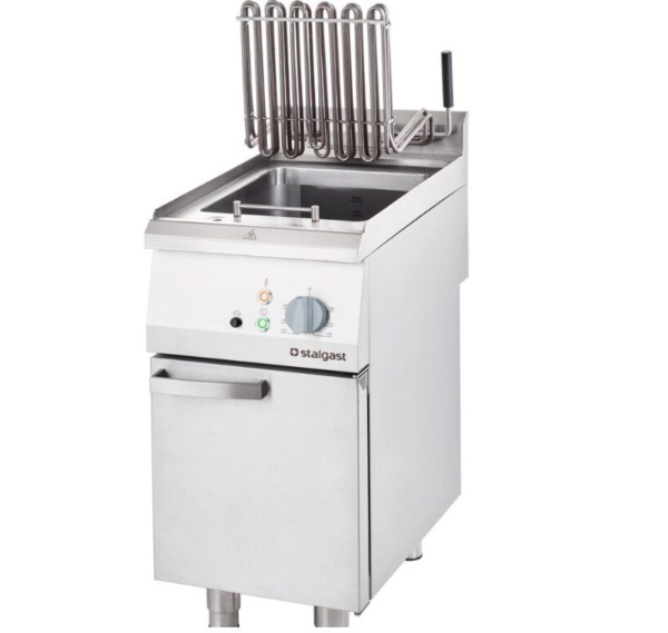 Elektro-Stand Fritteuse 15 Liter  – 400V, 15 kW – 40 x 70 cm mit Ablasshahn & Kaltzone – Bild 3