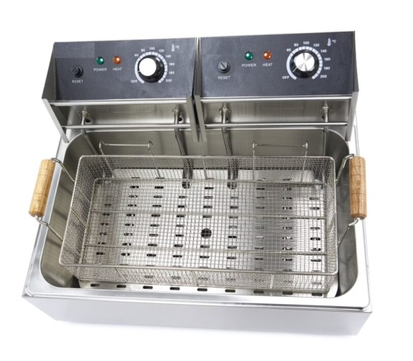 Elektro-Fritteuse 15 Liter – 230 V, 5 kW mit Kaltzone – Bild 3