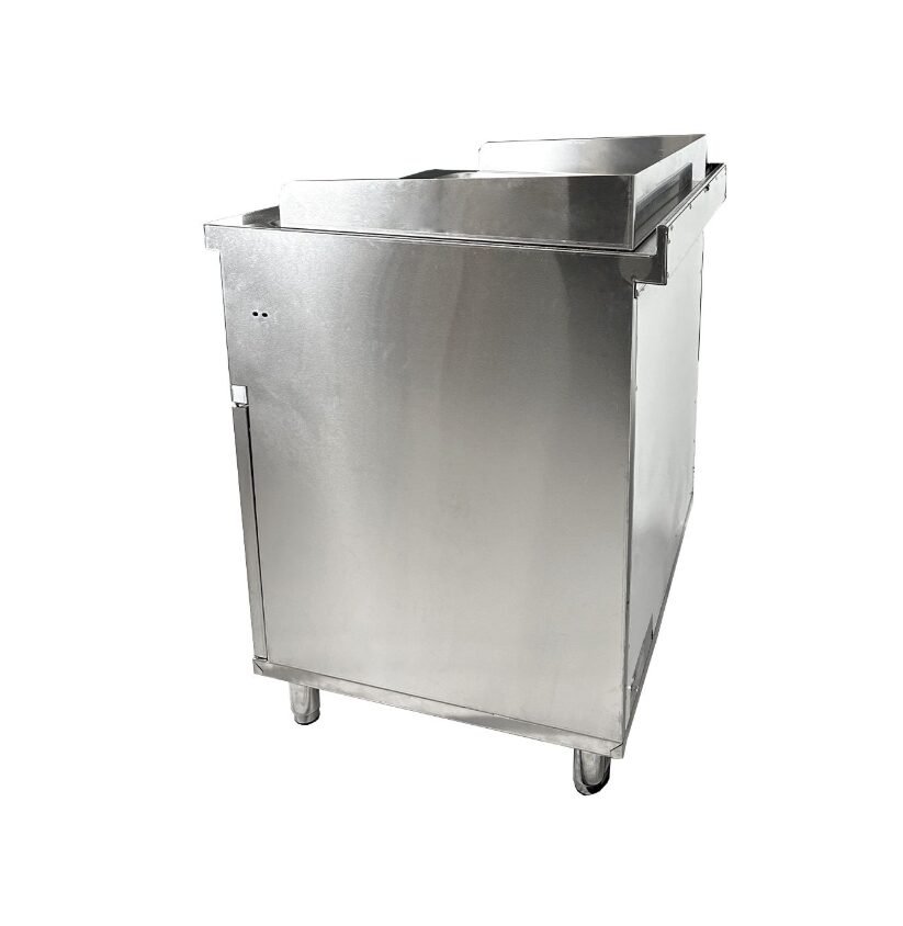 Premium Elektro Grillplatte Chrom 40x70 cm - 400 Volt – 2.7 kW – Glatt – Bild 3