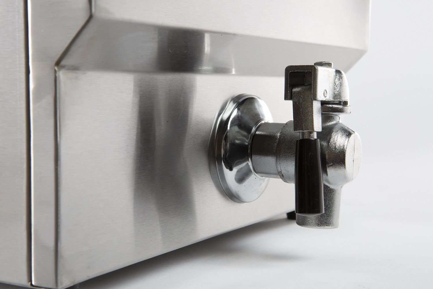 Elektro Fritteuse 1 x 16 Liter – 400V, 5 kW mit Ablasshahn und Kaltzone – Bild 6