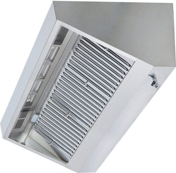 Wandhaube - 120 x 90 cm - mit Flammschutzfilter & Lampe – Bild 2