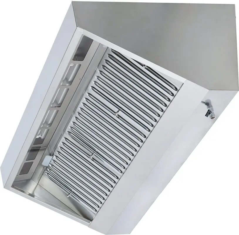 Wandhaube 260 x 90 cm mit Flammschutzfilter & Lampe – Bild 2
