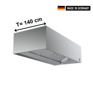 Kastenhaube 140 cm tief (ohne Motor)