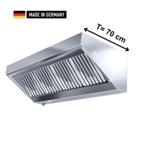 Wandhaube 70 cm tief (ohne Motor)