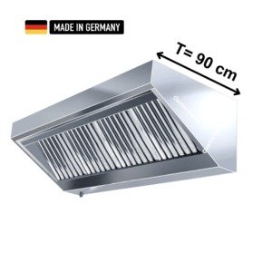 Wandhaube 90 cm tief (ohne Motor)