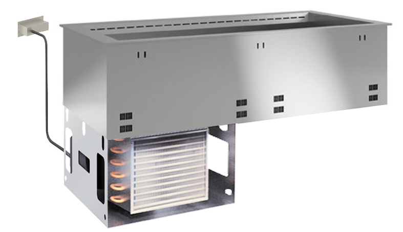 Premium Kühlwanne Umluftkühlung Serie Elegance GN 5/1 Einbauwanne 1780 x 700 mm
