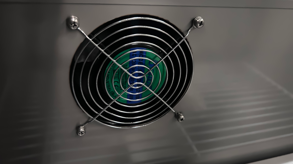 Premium Saladette 5× GN 1/1 – 223x82x85.5 cm | Gastronomie Kühltisch | Umluftkühlung | Granitplatte – Bild 6